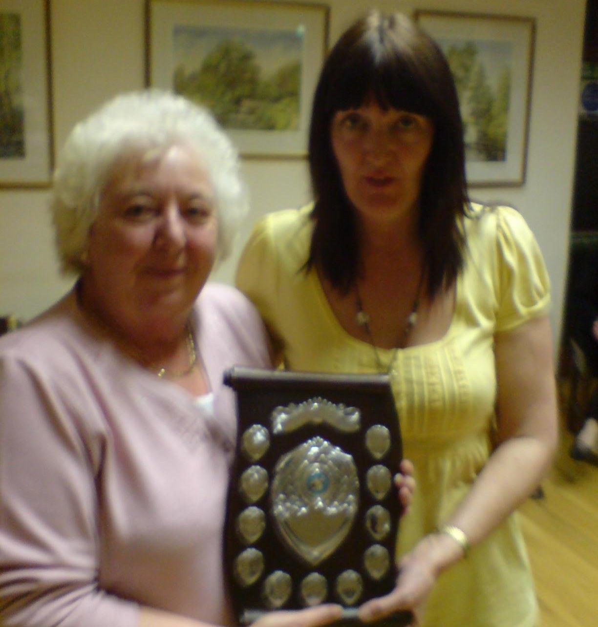 Jean Haughton collecting the Torr Scroll